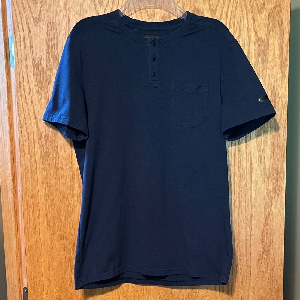 Under Armour Dark Blue Short Sleeve Henley